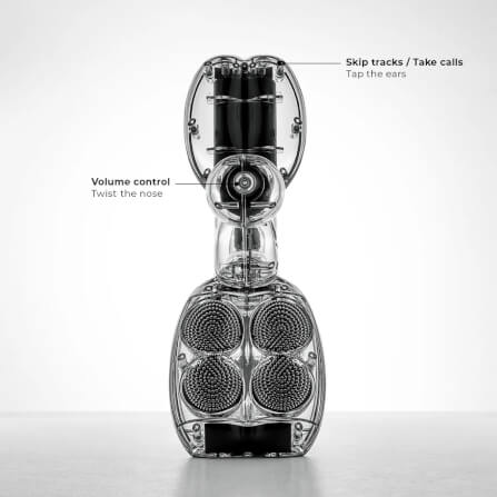 ลำโพงตั้งโต๊ะ LEXON BALLOON DOG SPEAKER BY JEFF KOONS เสียงรอบทิศ 360 องศา_1